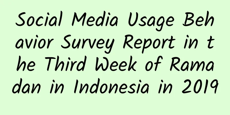 Social Media Usage Behavior Survey Report in the Third Week of Ramadan in Indonesia in 2019