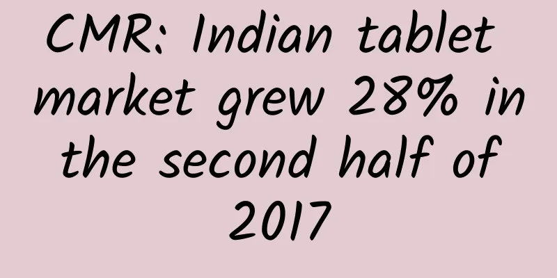 CMR: Indian tablet market grew 28% in the second half of 2017
