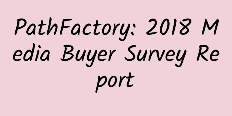 PathFactory: 2018 Media Buyer Survey Report