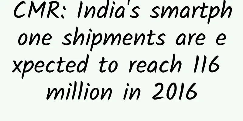 CMR: India's smartphone shipments are expected to reach 116 million in 2016