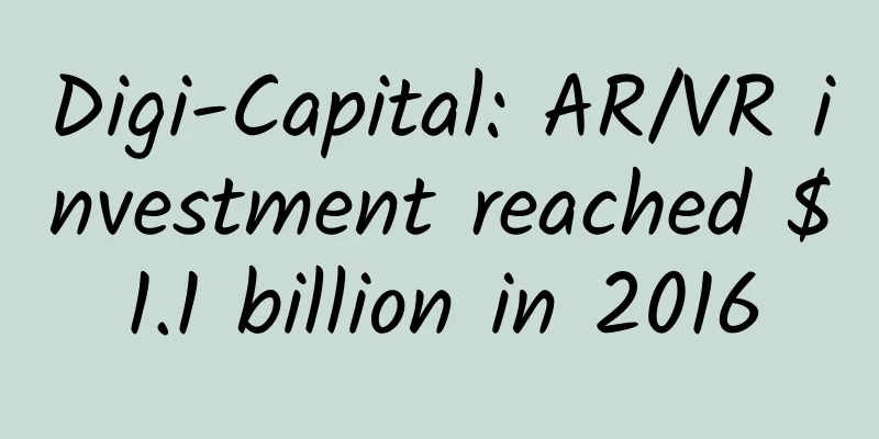 Digi-Capital: AR/VR investment reached $1.1 billion in 2016