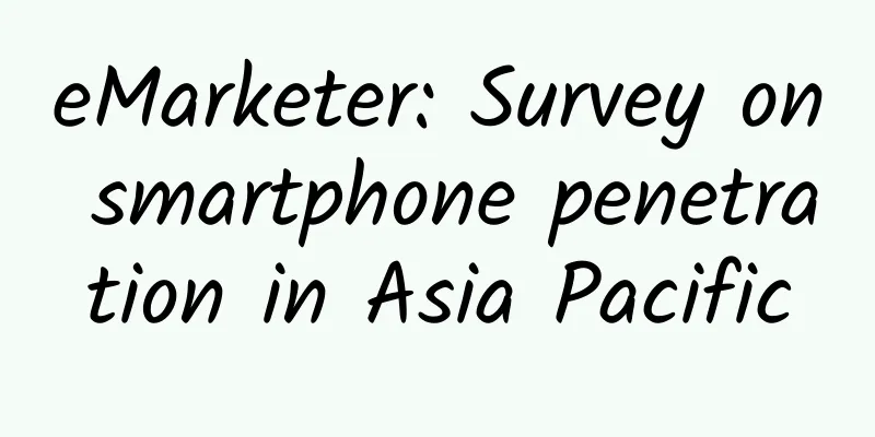 eMarketer: Survey on smartphone penetration in Asia Pacific