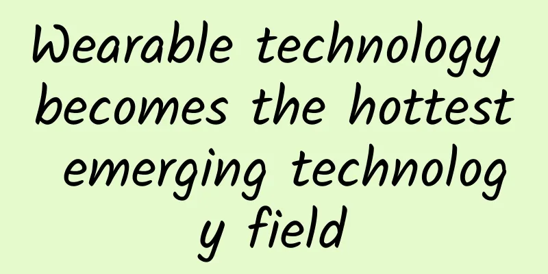 Wearable technology becomes the hottest emerging technology field