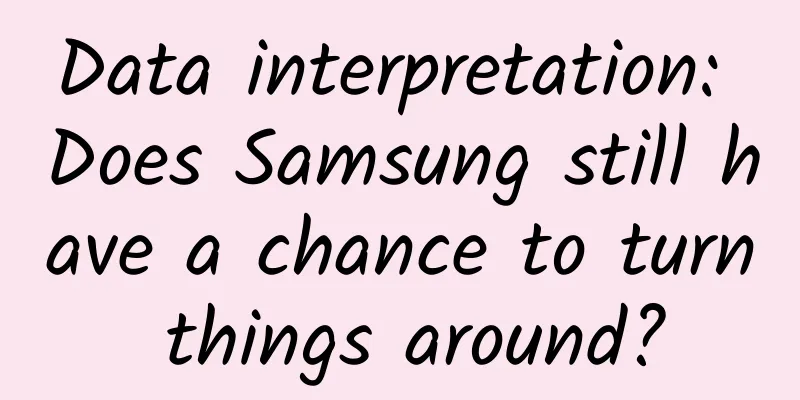 Data interpretation: Does Samsung still have a chance to turn things around?