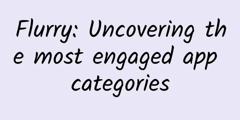 Flurry: Uncovering the most engaged app categories
