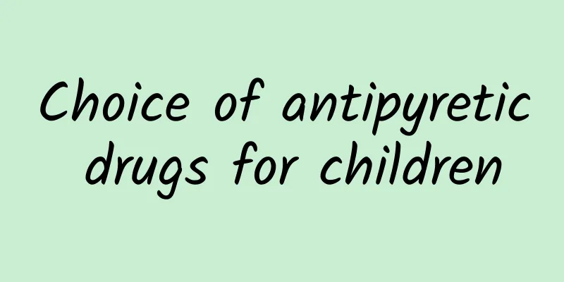 Choice of antipyretic drugs for children