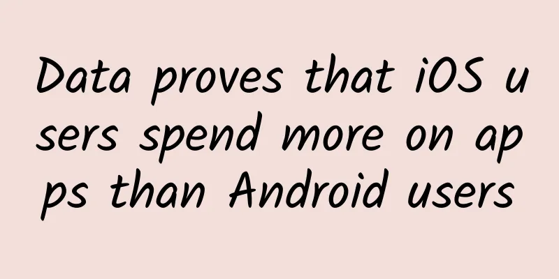 Data proves that iOS users spend more on apps than Android users