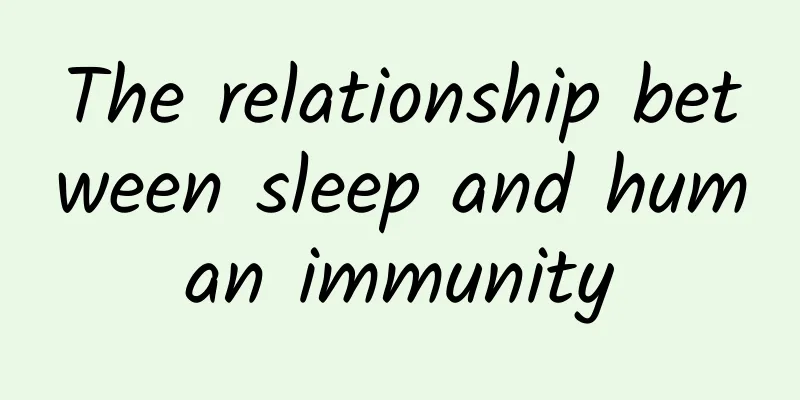 The relationship between sleep and human immunity