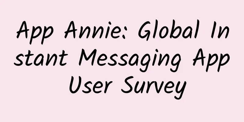 App Annie: Global Instant Messaging App User Survey