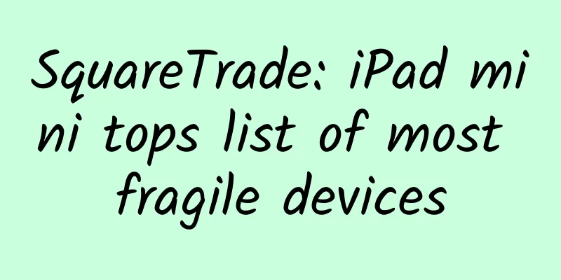 SquareTrade: iPad mini tops list of most fragile devices