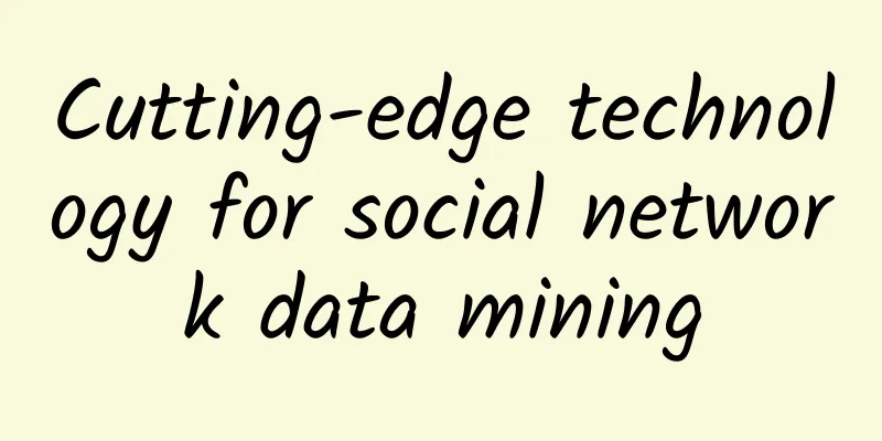 Cutting-edge technology for social network data mining