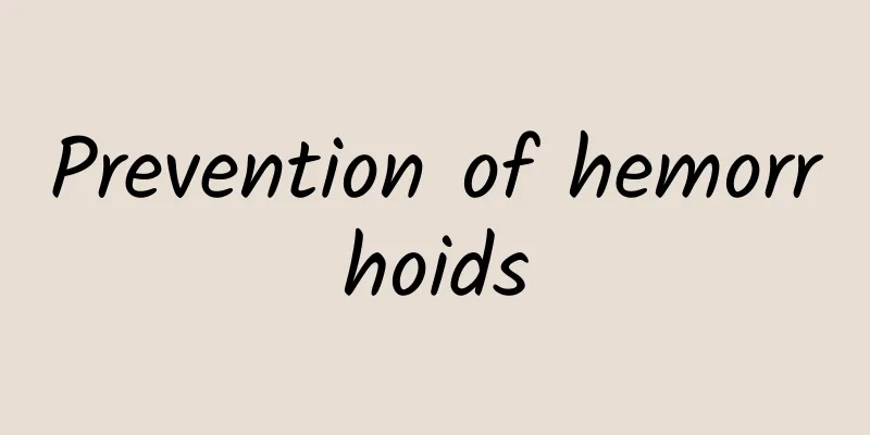 Prevention of hemorrhoids