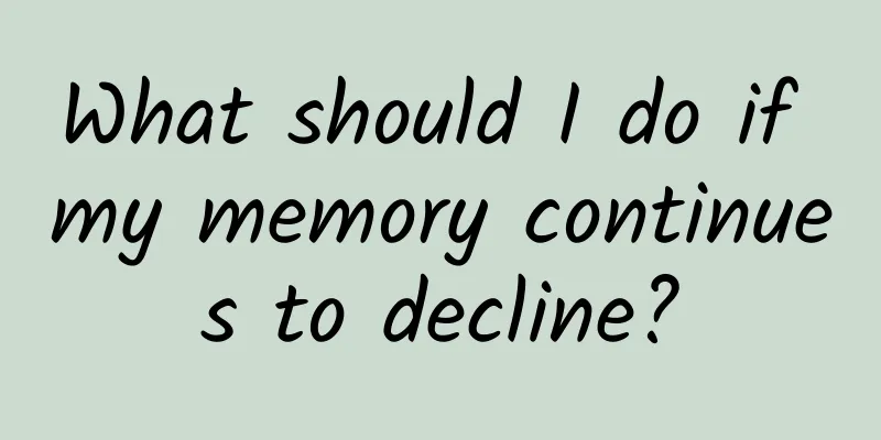 What should I do if my memory continues to decline?