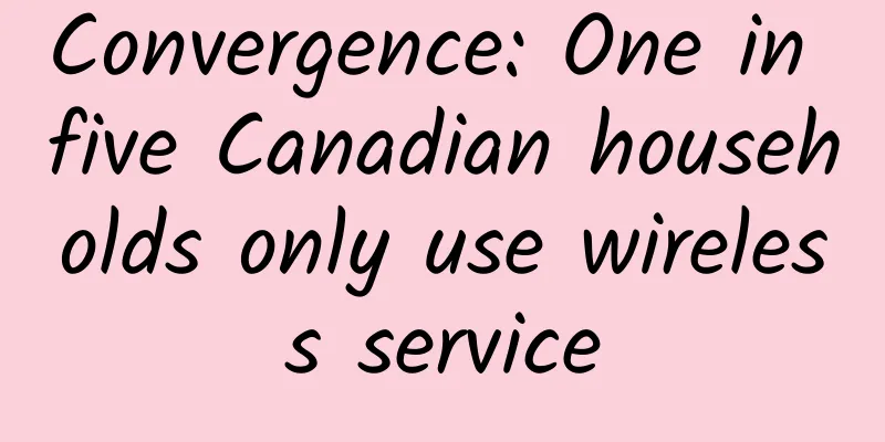 Convergence: One in five Canadian households only use wireless service
