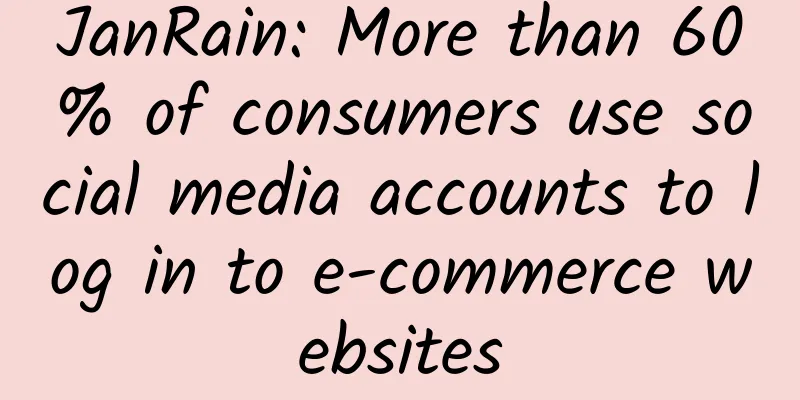 JanRain: More than 60% of consumers use social media accounts to log in to e-commerce websites