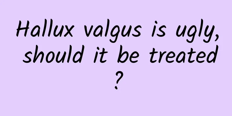 Hallux valgus is ugly, should it be treated?