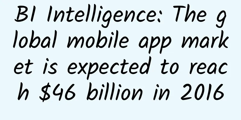 BI Intelligence: The global mobile app market is expected to reach $46 billion in 2016
