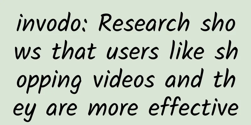 invodo: Research shows that users like shopping videos and they are more effective