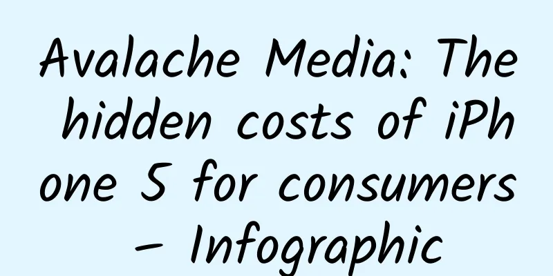 Avalache Media: The hidden costs of iPhone 5 for consumers – Infographic