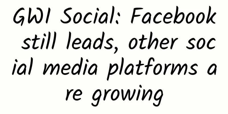 GWI Social: Facebook still leads, other social media platforms are growing