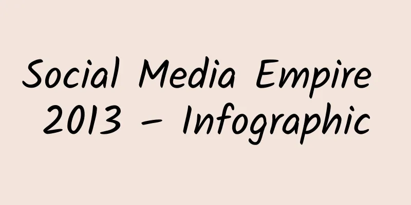Social Media Empire 2013 – Infographic