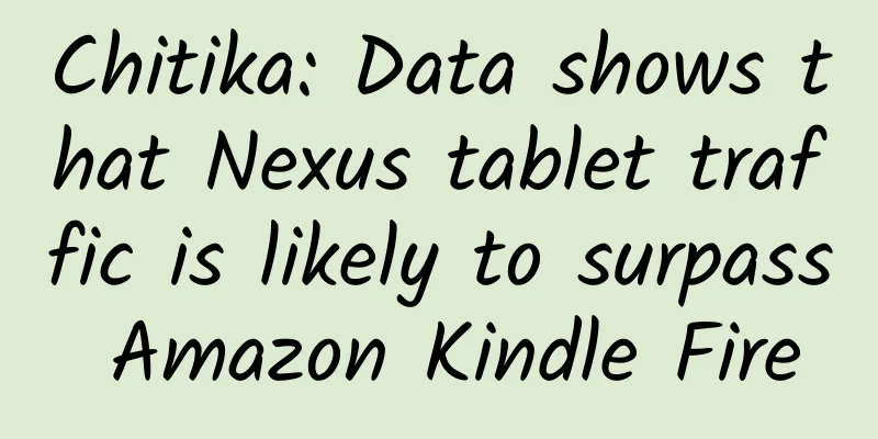 Chitika: Data shows that Nexus tablet traffic is likely to surpass Amazon Kindle Fire