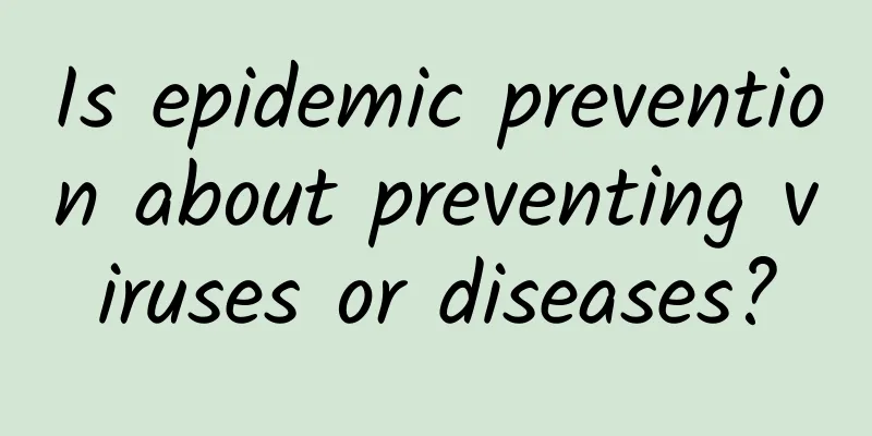 Is epidemic prevention about preventing viruses or diseases?