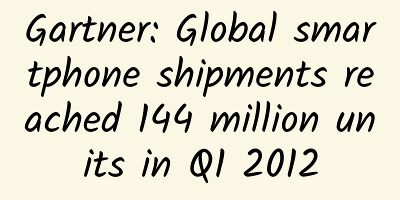 Gartner: Global smartphone shipments reached 144 million units in Q1 2012