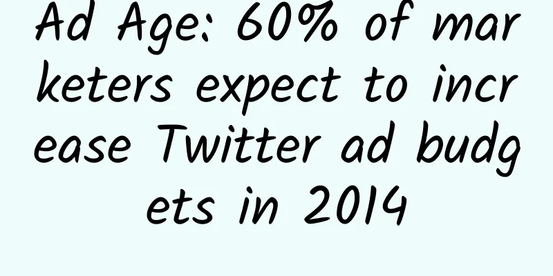 Ad Age: 60% of marketers expect to increase Twitter ad budgets in 2014