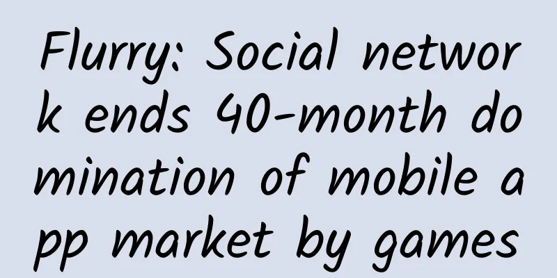 Flurry: Social network ends 40-month domination of mobile app market by games