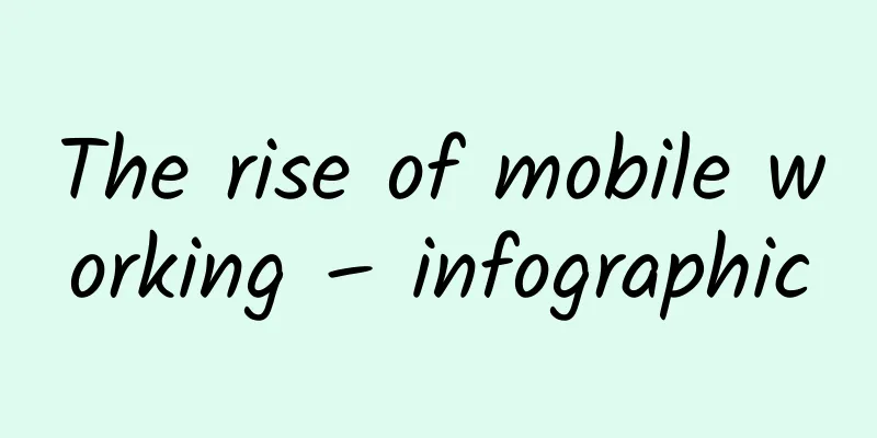 The rise of mobile working – infographic