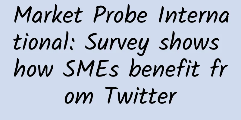 Market Probe International: Survey shows how SMEs benefit from Twitter
