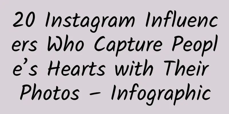 20 Instagram Influencers Who Capture People’s Hearts with Their Photos – Infographic