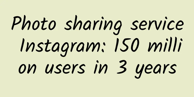 Photo sharing service Instagram: 150 million users in 3 years