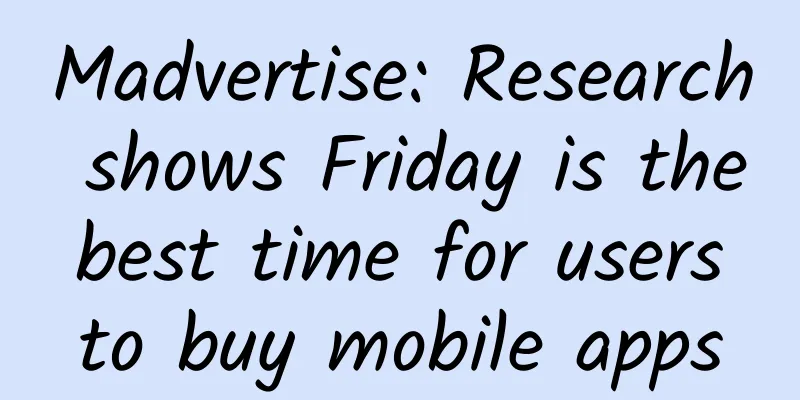 Madvertise: Research shows Friday is the best time for users to buy mobile apps