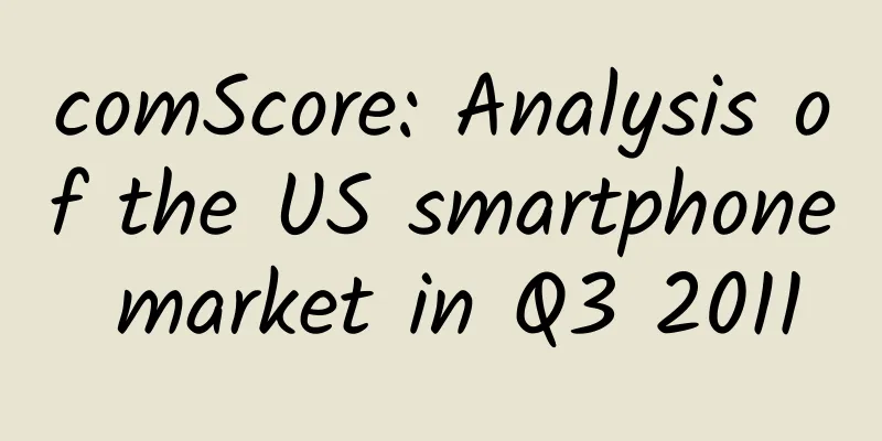 comScore: Analysis of the US smartphone market in Q3 2011