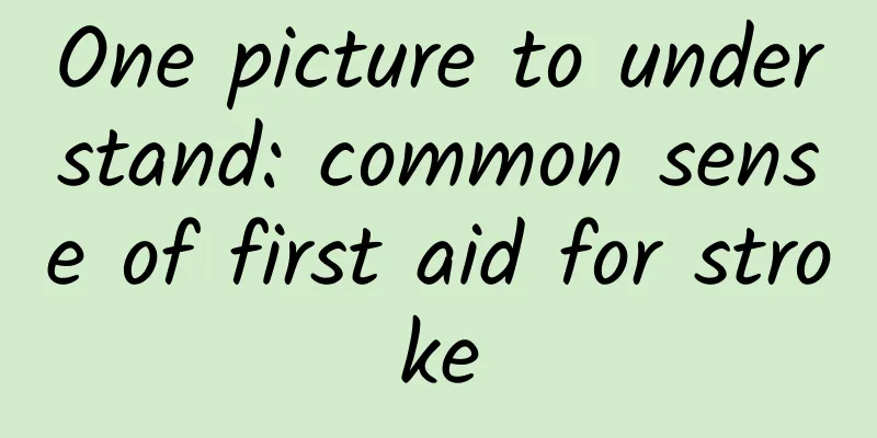 One picture to understand: common sense of first aid for stroke