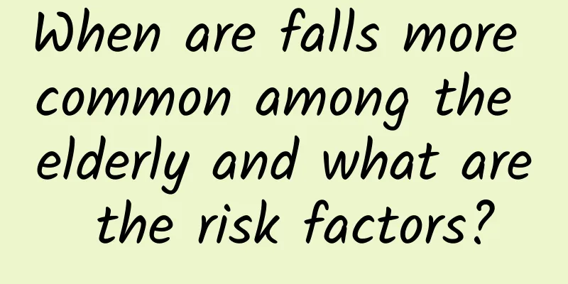 When are falls more common among the elderly and what are the risk factors?