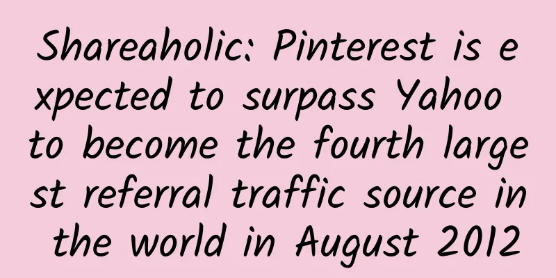 Shareaholic: Pinterest is expected to surpass Yahoo to become the fourth largest referral traffic source in the world in August 2012