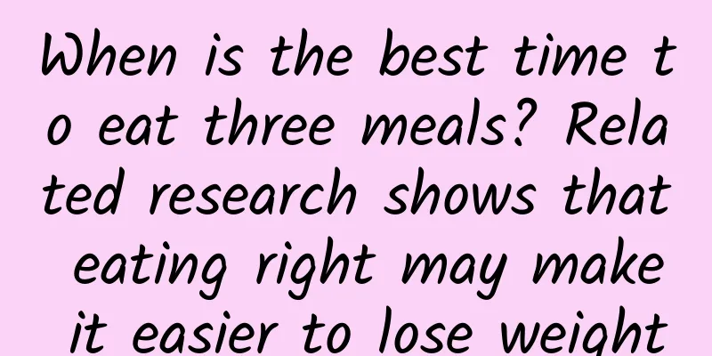 When is the best time to eat three meals? Related research shows that eating right may make it easier to lose weight