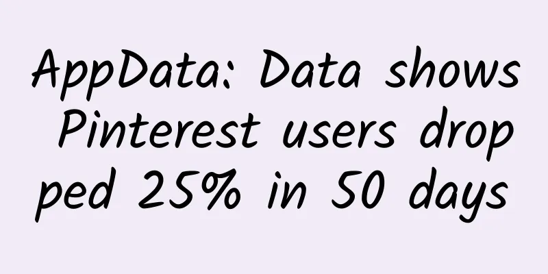 AppData: Data shows Pinterest users dropped 25% in 50 days