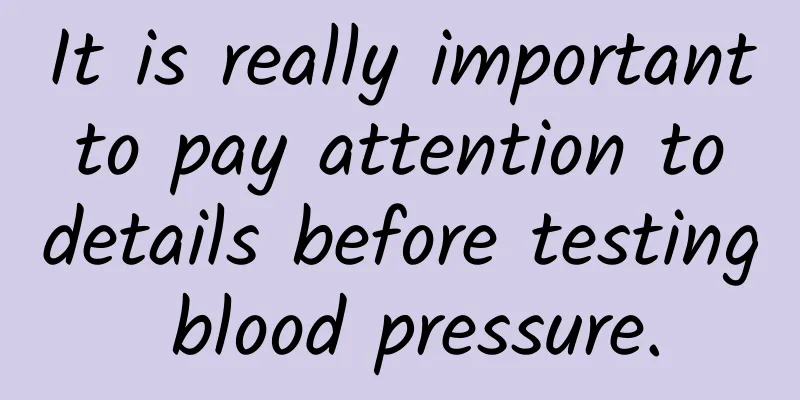 It is really important to pay attention to details before testing blood pressure.