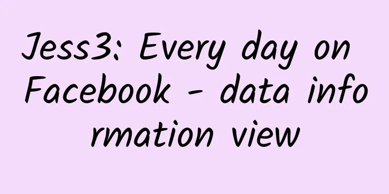 Jess3: Every day on Facebook - data information view
