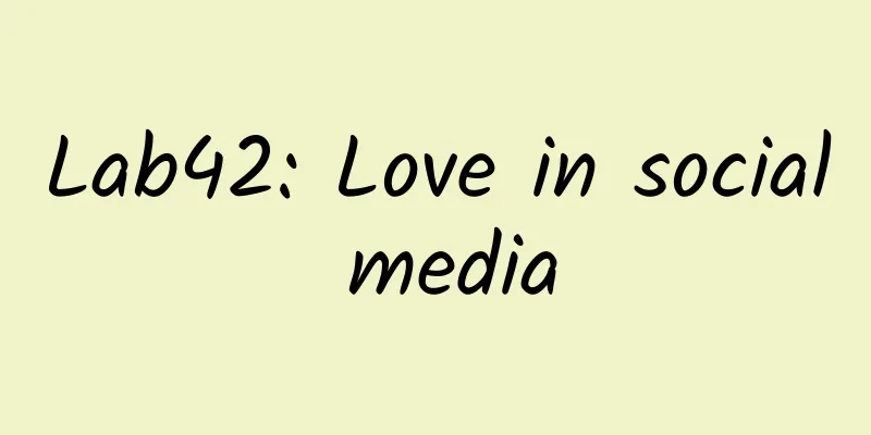 Lab42: Love in social media
