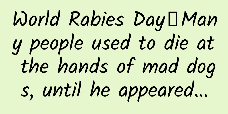 World Rabies Day丨Many people used to die at the hands of mad dogs, until he appeared...