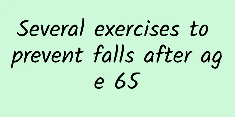 Several exercises to prevent falls after age 65