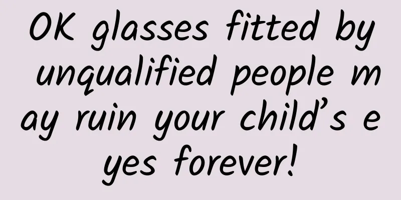 OK glasses fitted by unqualified people may ruin your child’s eyes forever!