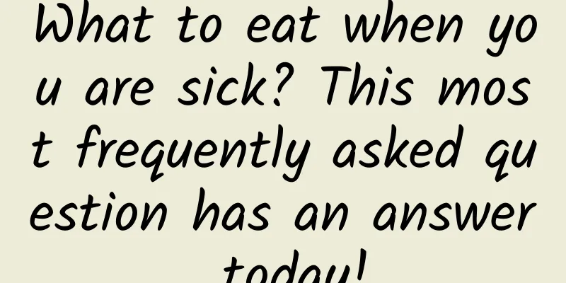 What to eat when you are sick? This most frequently asked question has an answer today!