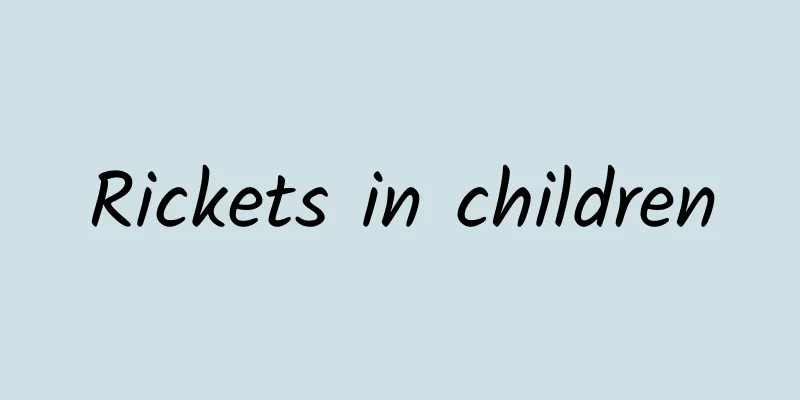 Rickets in children