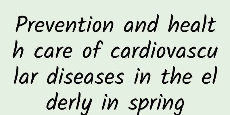 Prevention and health care of cardiovascular diseases in the elderly in spring